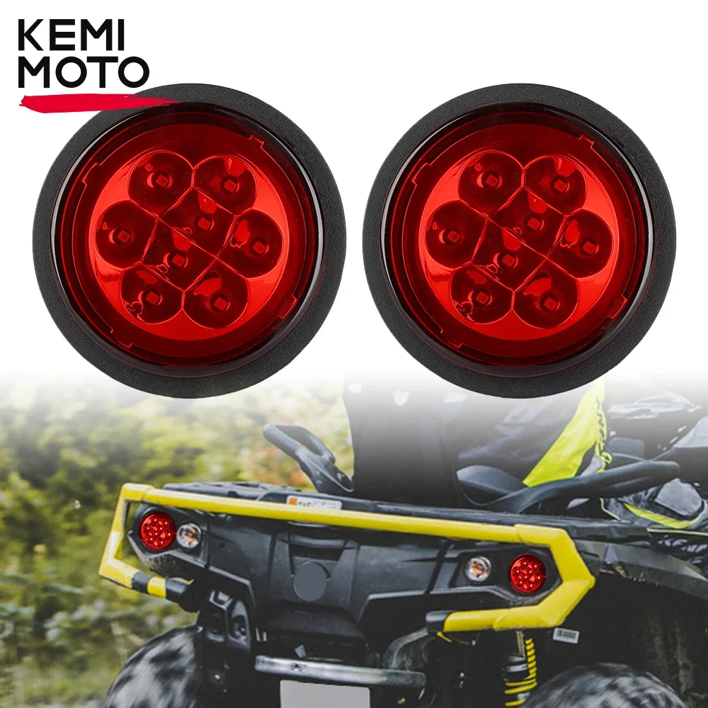 

ATV UTV Rear Taillight For Can-Am Maverick X3 1000R 2PC Tail Light Lens Red Outlander 650EFI STD Commander 800 1000 2011-2022