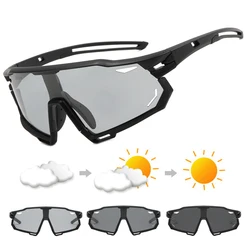 Photochromic Sports Glasses Men's and Women's Bike Eyewear Mountain MTB Cycling UV400 Sunglasses Bicycle Road Goggles