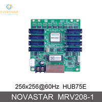 Novastar Resolution 256 * 256 Pixels 8 * HUB75 MRV208 Receiver Card For P2 P3 P4 P5 P6 P8 P10 RGB Full-color LED Display Screen