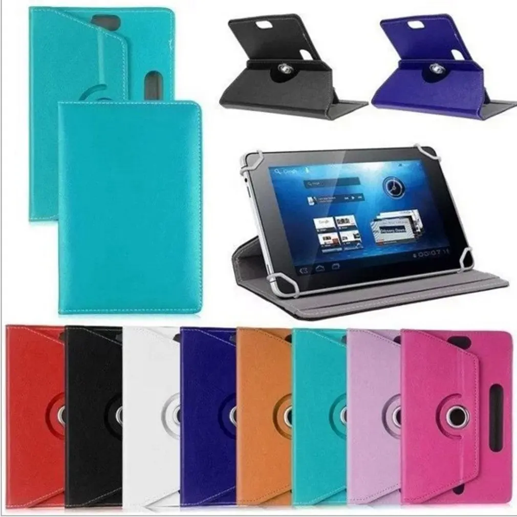Crystal Pattern Universal Protective Leather Tablet Case, Flat Tablet Case, 7 Polegada, 8 Polegada, 9 Polegada, 10 Polegada