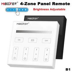 Miboxer B1 2.4G pannello interruttore tattile a 4 Zone 86 regola la luminosità Dimmer Timable colore singolo per striscia Led/luce pannello/Controller