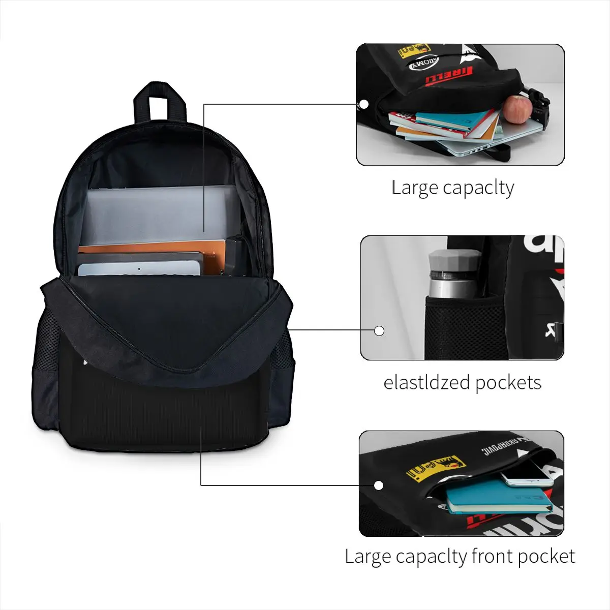 Aprilia Italian Sport Motorcycles P-280 Large Capacity Backpack Hot Portable Sports Bag Clothes Backpacks