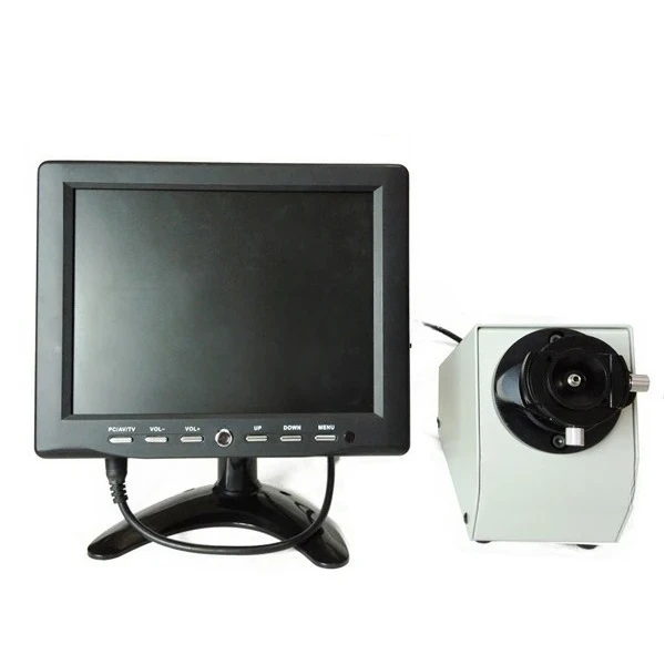 

400X 200X 80X 20X Настольный оптоволоконный патч-корд, инспекционный микроскоп с видеодисплеем