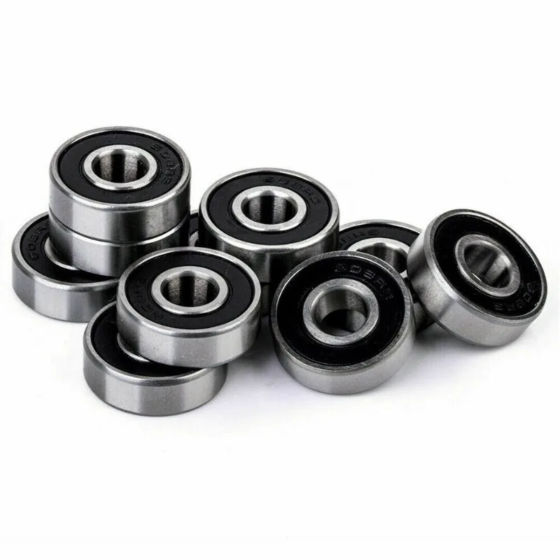 10PCS 608 2RS Deep Groove Ball Bearings Miniature Rubber Sealed Bearings for Skateboard Scooter 3D Printers 8mm X 22mm X 7mm
