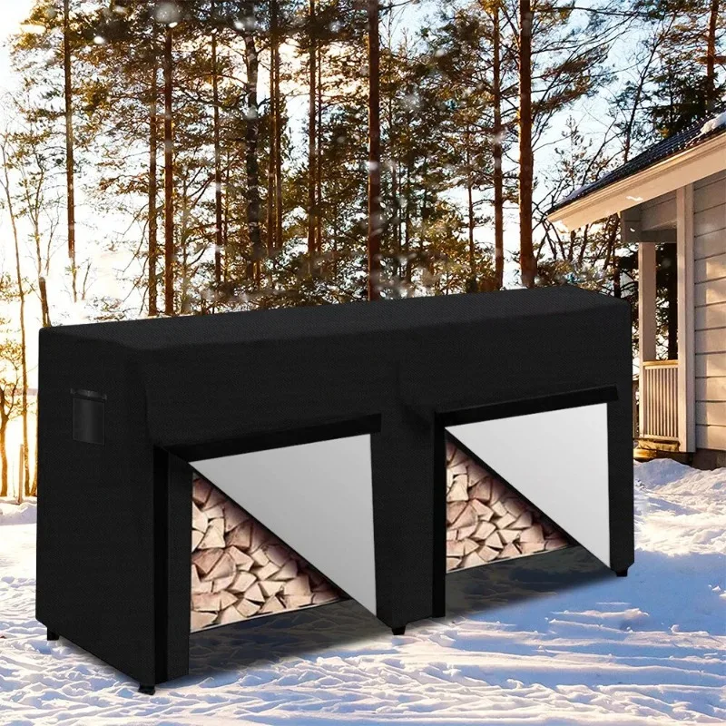 

210D outdoor firewood dustproof and rainproof waterproof cover household balcony courtyard outdoor firewood rack cover