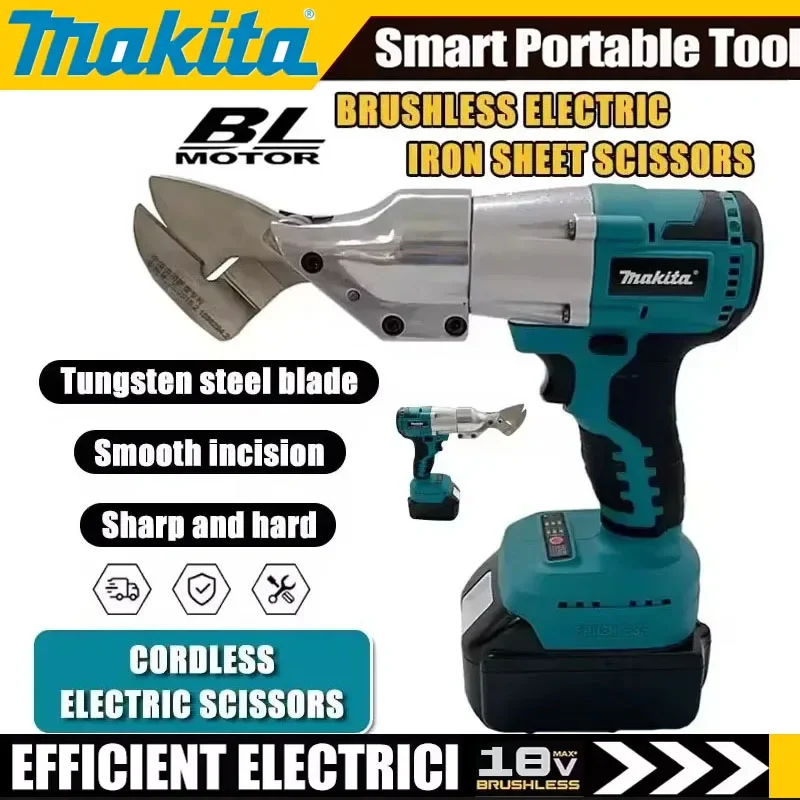 

Makita Electric Iron Scissor 2 Variable Speed Metal Cutting Tools Iron Shear Sheet Shears Carbon Steel Cutter For 18V Battery