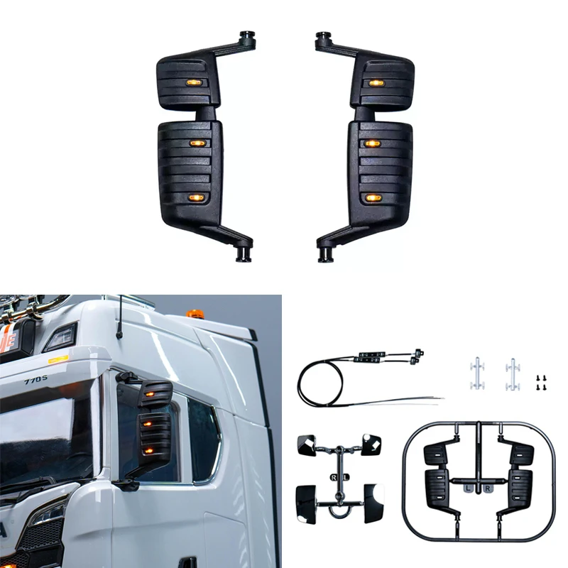 espejo-retrovisor-simulado-con-iluminacion-led-nuevo-diseno-para-camion-rc-tamiya-1-14-remolque-volquete-scania-770s-piezas-de-mejora