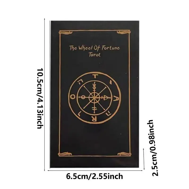 78 Sheet Wheel Of Destiny Tarot Delicate Colorful Tarot Card Board Game Mysterious Tarot Deck Card Deck Playing Cards Fate Game