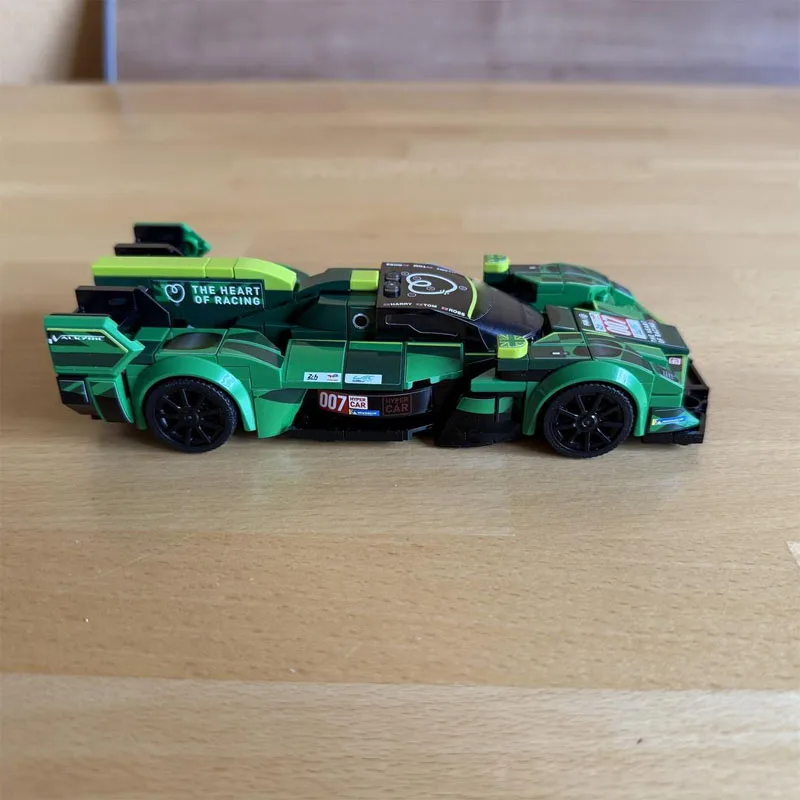 MOC-224133 جديد كلاسيكي AMR-LMH سيارة سباق رياضية بنة نموذج 327 أجزاء عيد ميلاد الأولاد الأطفال بناء الالعاب العملاقة هدية #4