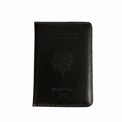 Fahsion France Passport Cover Women Men Travel Passport Case PU Leather Pink Cute Passport Wallet Purse Girl Passport Holder