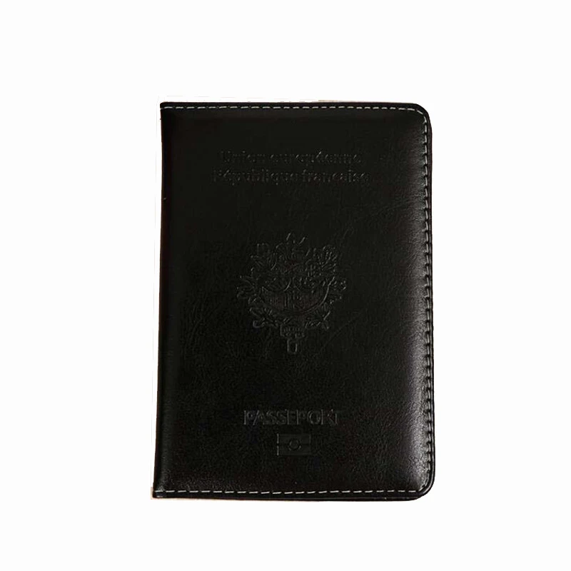 Fahsion France Passport Cover Women Men Travel Passport Case PU Leather Pink Cute Passport Wallet Purse Girl Passport Holder