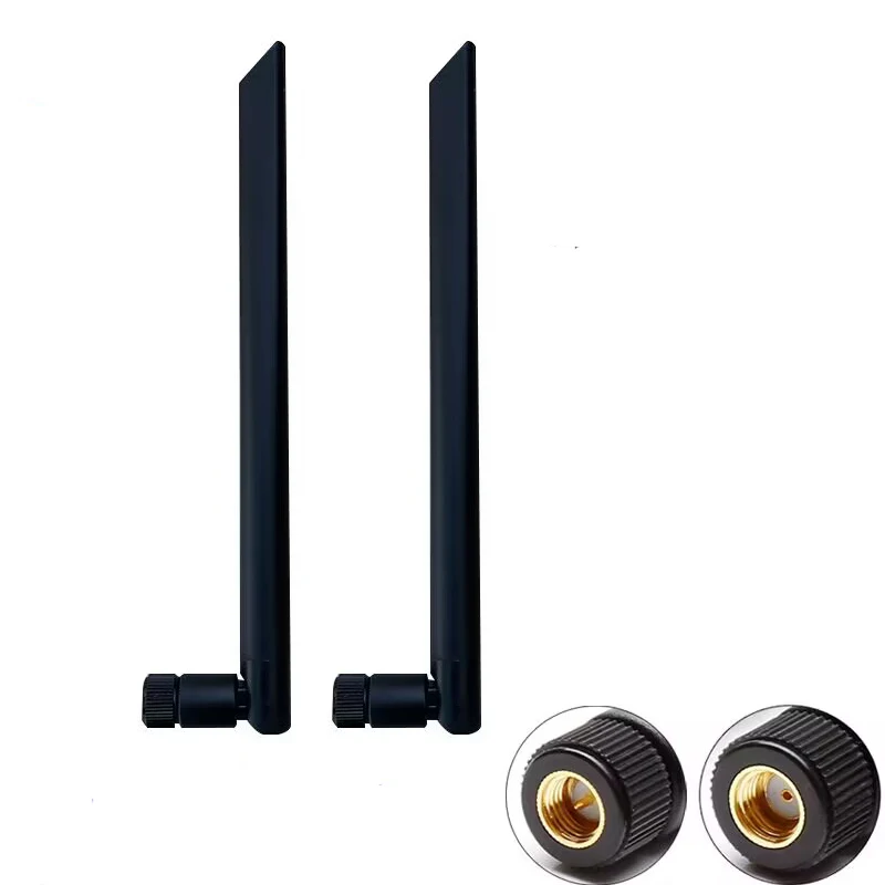 

2pcs 10dBi 2.4G 5.8G High Gain WIFI Glue Stick Antenna SMA RP SMA Male Universal Aerial Amplifier WLAN Router Singal Booster