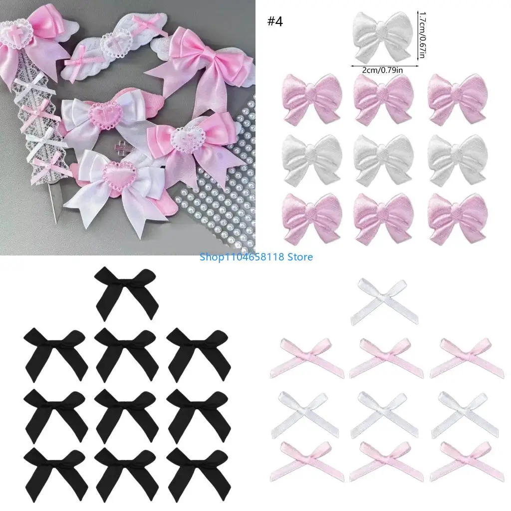 

Bowknot Appliques Sewing Craft DIY Kids Girls Headwear Hair Wedding Decoration