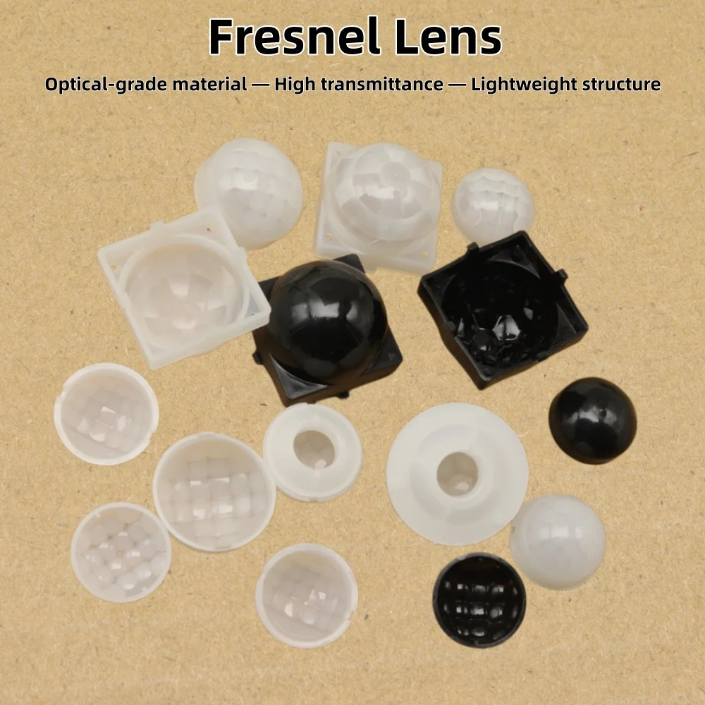 PIR Fresnel Infrared Sensor Lens 120° Motion Detection for LED Light & Solar Module