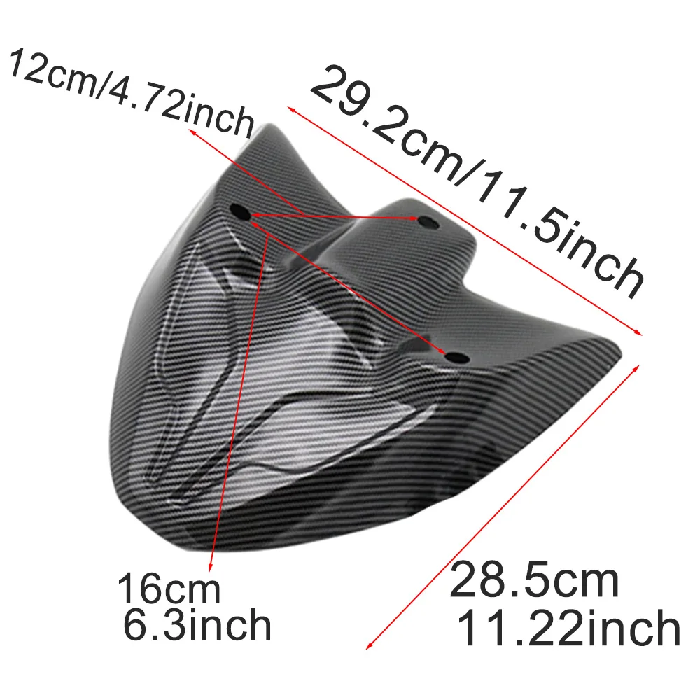 Front Wheel Fender Beak Nose Cone Extension Cover Accessories For Yamaha Tracer 700 GT 2016 2017 2018 2019 2020 2021