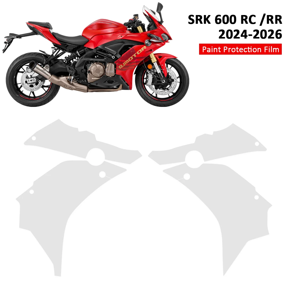 

For QJ Motor SRK600 RR SRK600 RC 2024-2026 Parts Complete Paint Protection Set TPU PPF Motorcycle Body Protection Sticker