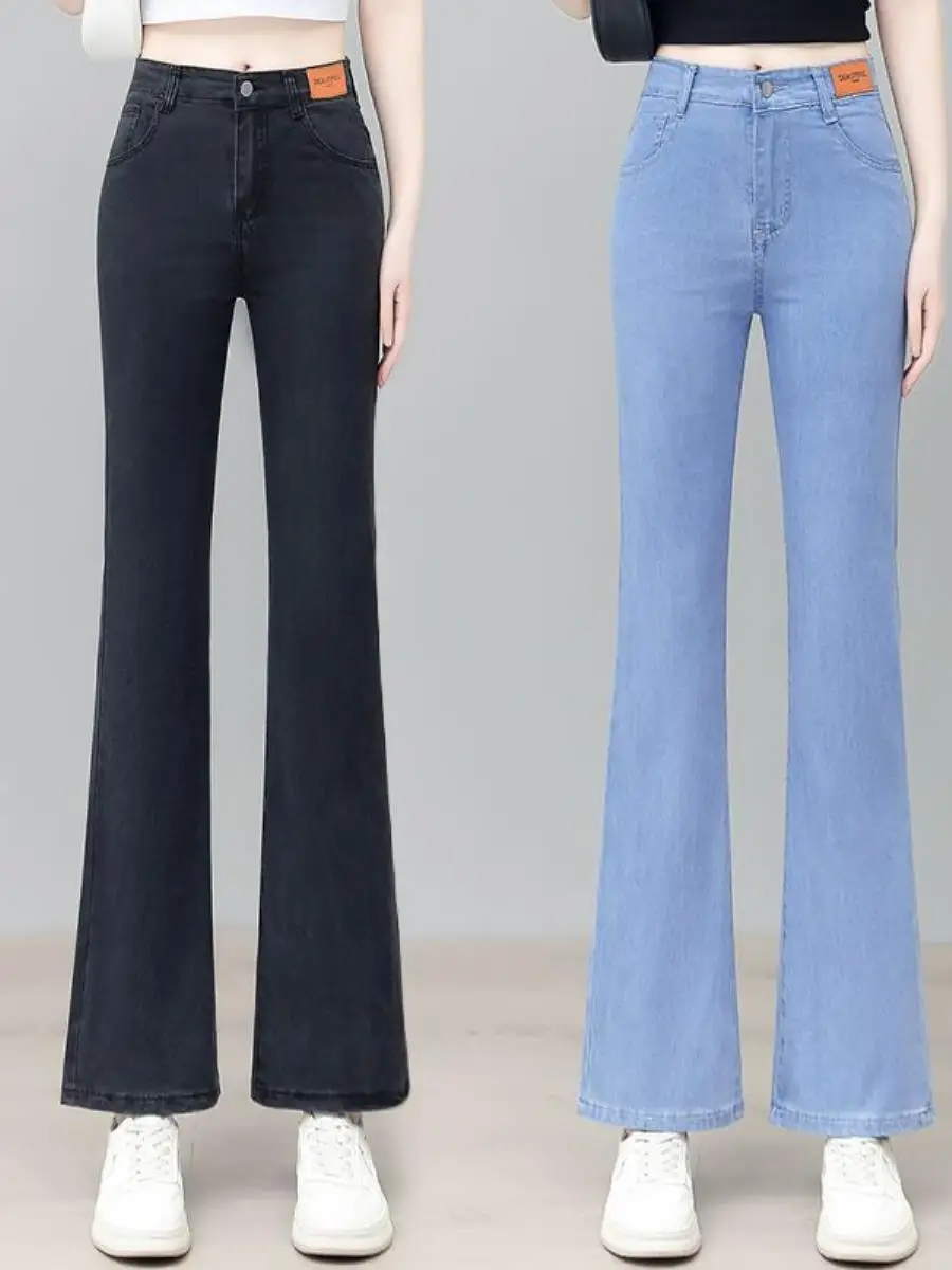 calca-jeans-feminina-estilo-empresarial-comprimento-7-8-boca-de-sino-moda-verao-fina-de-seda-cintura-alta-efeito-emagre
