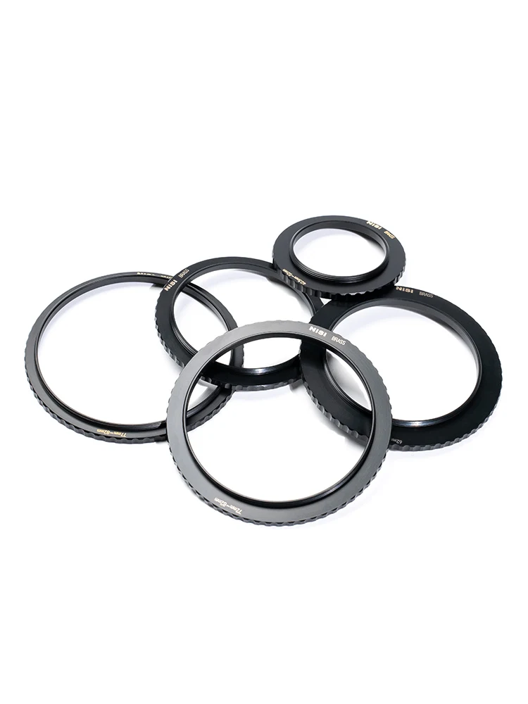 NiSi brass filter adapter ring lens connects multiple filters through adapter rings