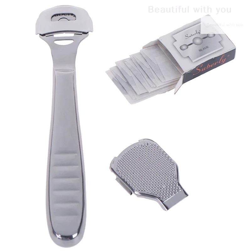 Harte abgestorbene Haut Rasierer Nagelhautschneider Entferner Pedikürefeile Fußpflege Kalluswerkzeug