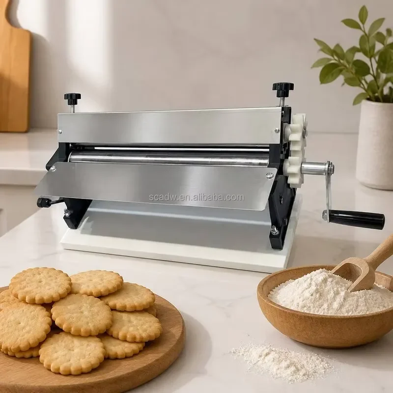 40cm Stainless Steel Manual Noodle Press Machine Commercial Grade Pasta Maker Roller for Small Business Kitchen Use Durable