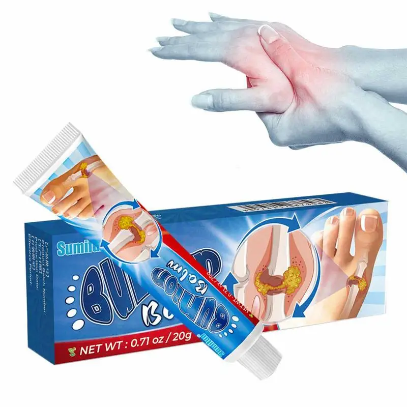 

Toe Joint Cream Foot Sore Relief Ointment Corrector Cream Toe Joint Valgus Hallux Knee Lumbar Bow Relief Cream Foot Health 20g