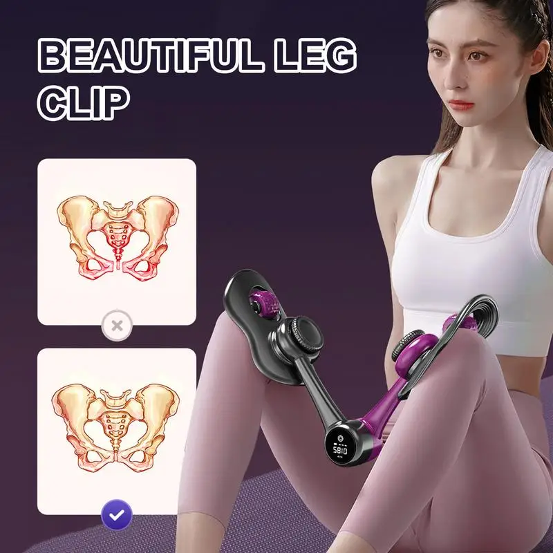 

Women Postpartum Repair Pelvic Floor Muscle Leg Clamps Trainer LED Counted Exerciser Beauty Leg Convenient Fitness Equipment