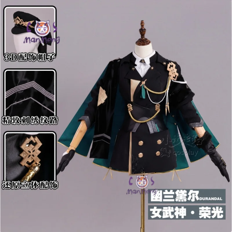 

Game Honkai Impact 3‌ Bianka Durandal Ataegina Cosplay Costume Valkyrie Glory Halloween Carnival Women's Dress Props Wig Suit