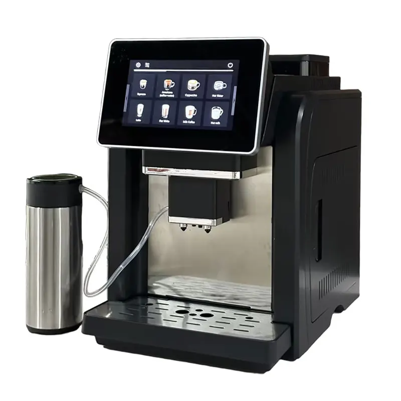 

Household Intelligent Touch Control Smart Cappuccino Electric Espresso Coffee Maker Machine