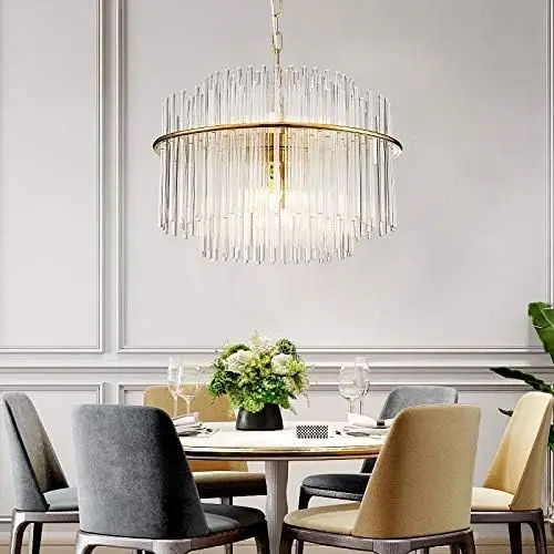 

Modern Crystal Chandelier Lighting for Living Room Dining Room Led Lamp Indoor Light Fixtures