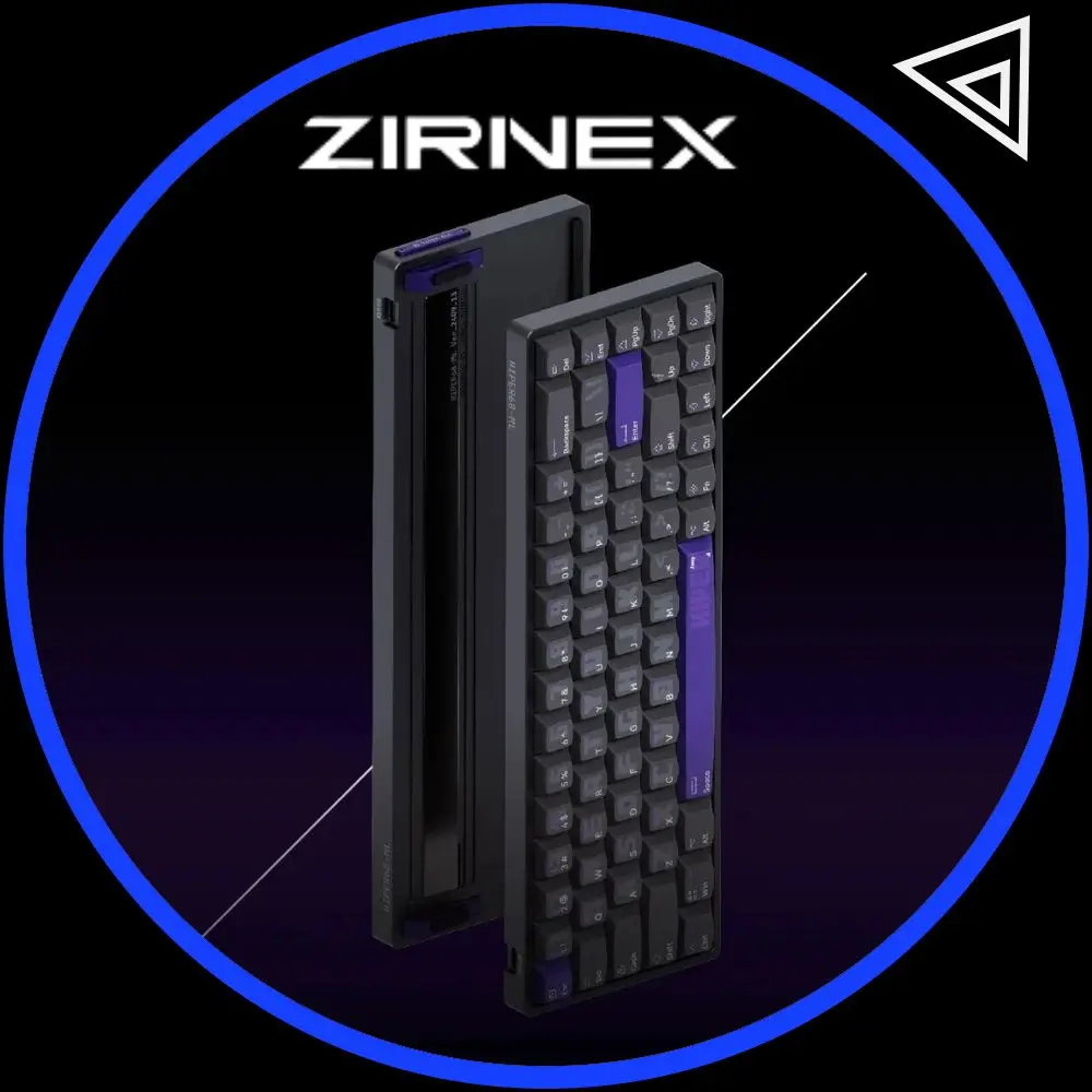 

ZIRNEX HIPER68-ML All-aluminum Short Magnetic Switch Keyboard Wired RGB Light Gaming Keybord Custom For PC Gamer Accessories
