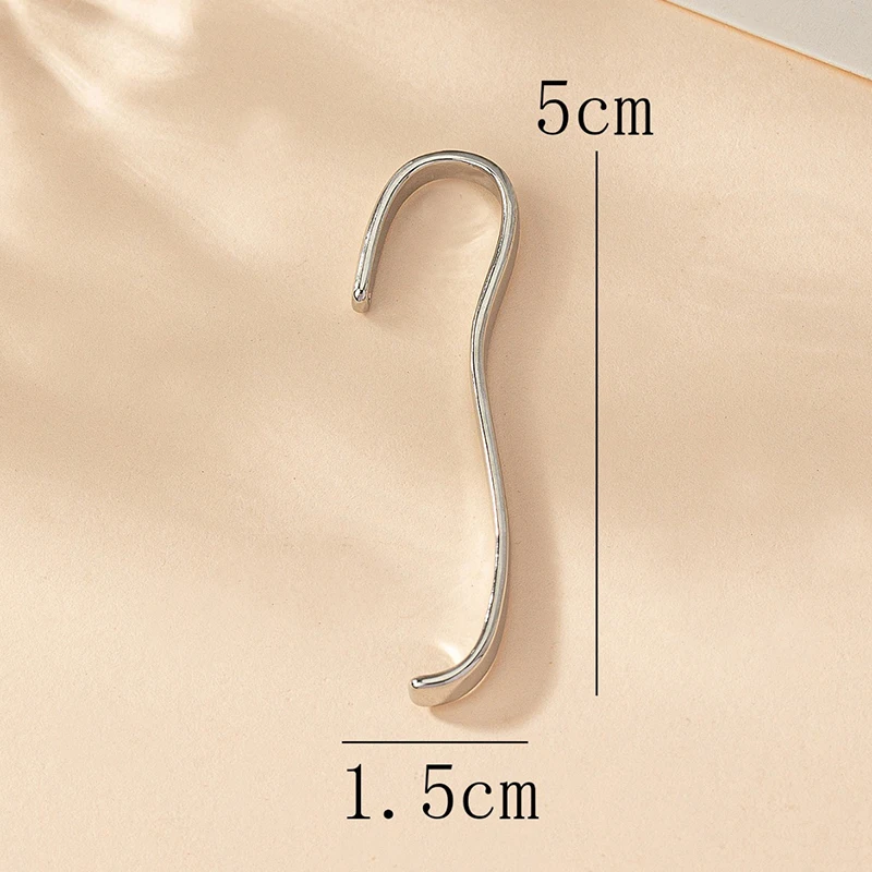 New Universal Lipring Simple Dark Punk Style Punch-Free Lip Facial Accessories Hip Hop Jewelry Accessories for Men And Women