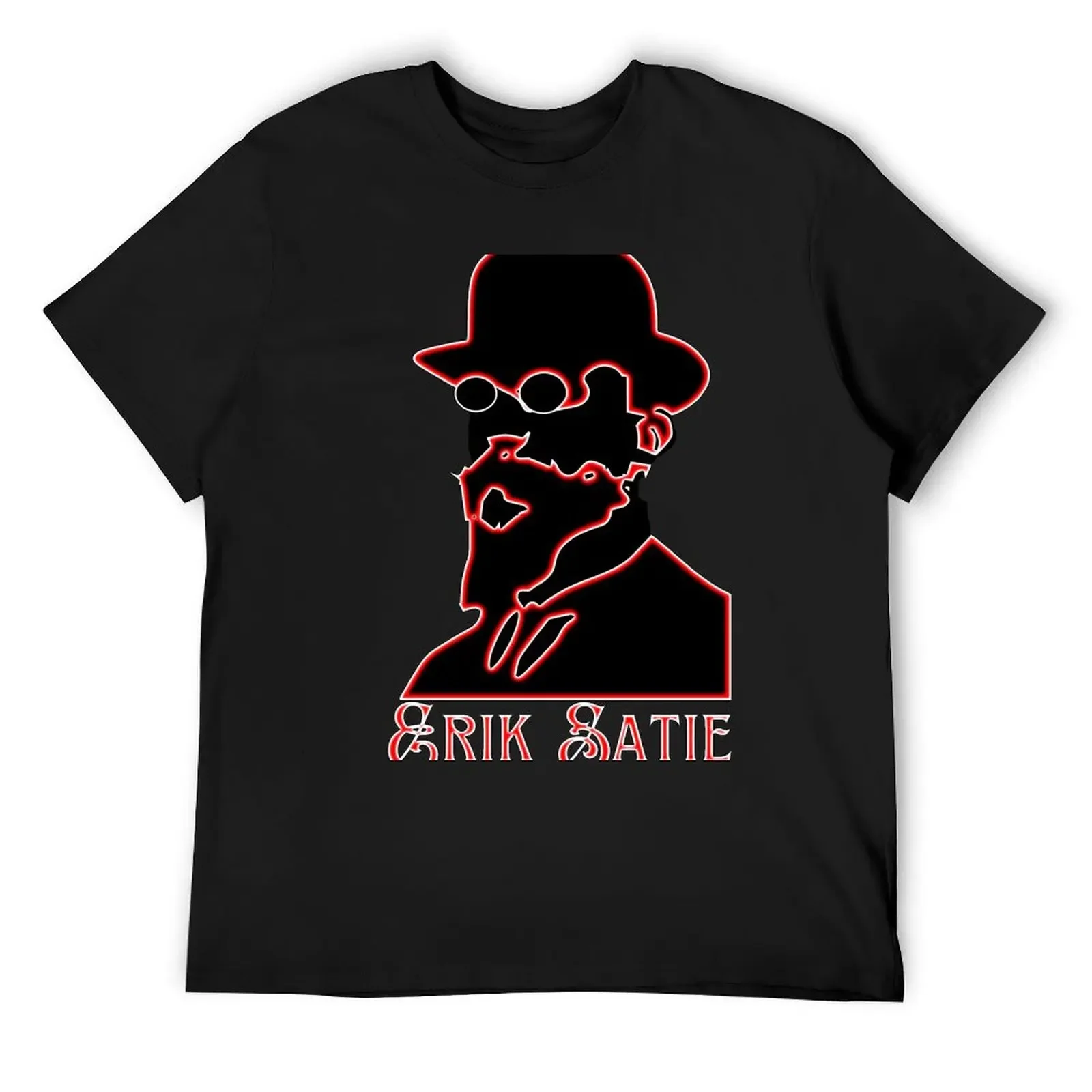 Erik Satie Neon T-Shirt vintage anime shirt rapper graphic tees summer clothes mens graphic t-shirts hip hop