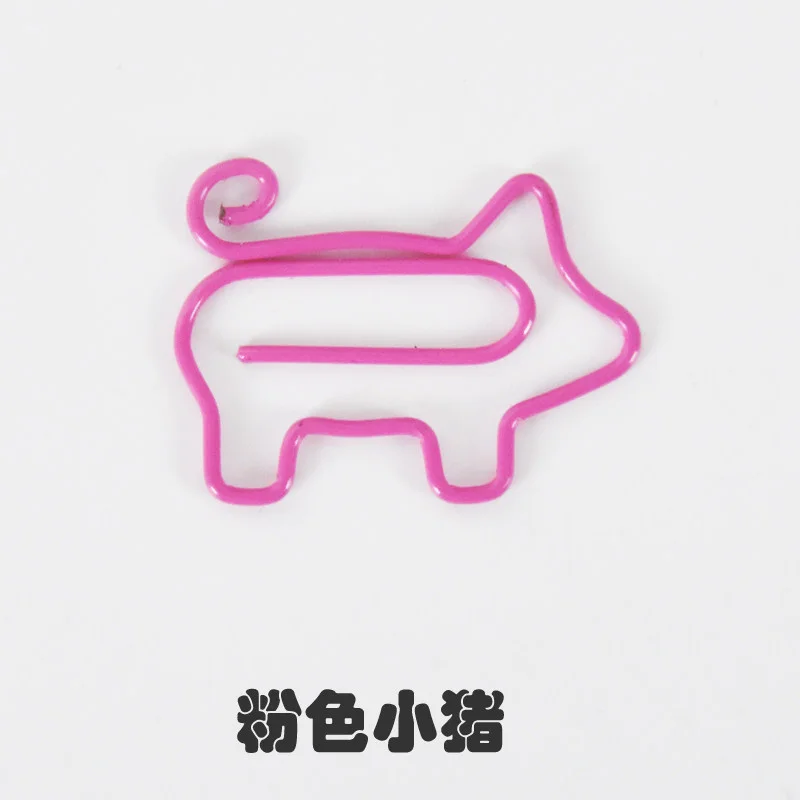 10 stks/partij Leuke Mooie Creatieve Flamingo Metalen Bladwijzer Planner Paperclip Organizer Boek Decoratieve Foto Clips Briefpapier