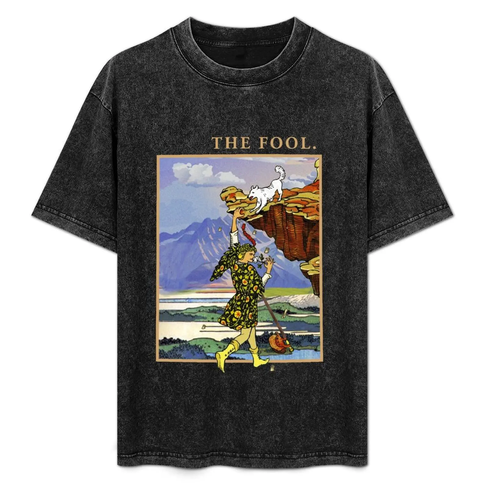 

The Fool tarot T-Shirt Vintage Style Printed Top