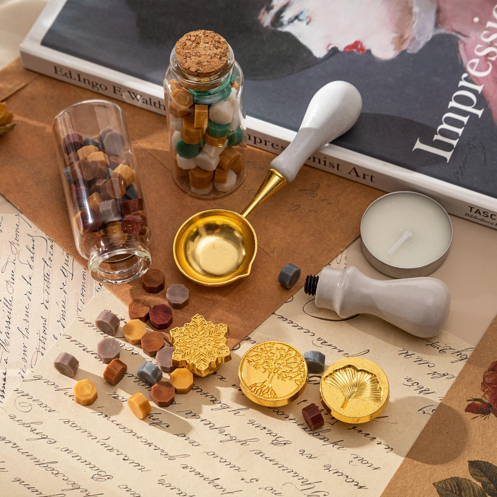 Kit de tampons de sceau de cir - Wax Seal Letter Kit avis et prix