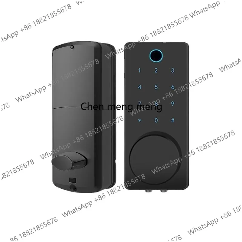 Smart lock, household automatic wooden door Bluetooth magnetic card, fingerprint solution, electronic lock