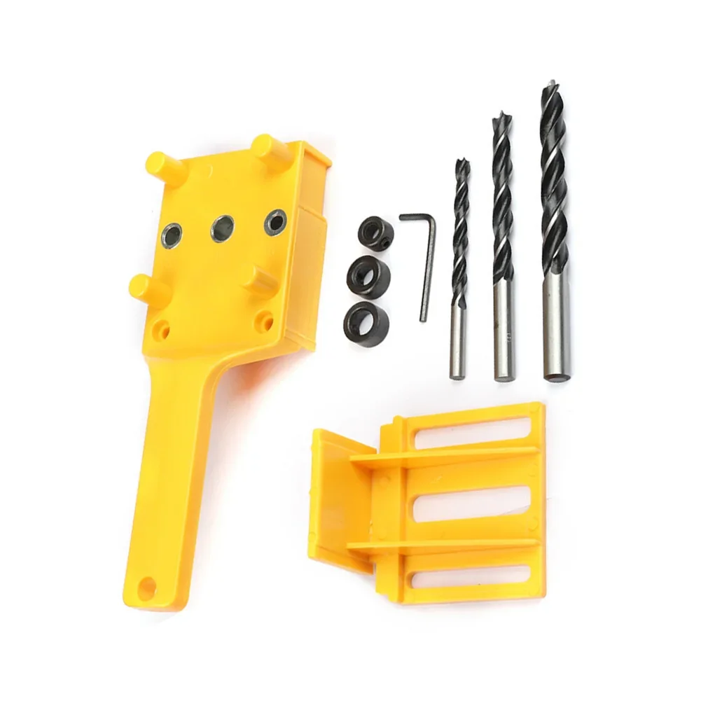 

Adjustable Drill Locator Centering Doweling Jig Compatible With 8mm Drill Bits Easy Installation And Use 190*70mm