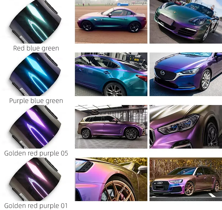 Self Adhesive TPU 3M Colored Ppf Self-healing Color Ppf Film For Cars Hydrophobic High Gloss Wrap PPF TPU Paint Protection Film