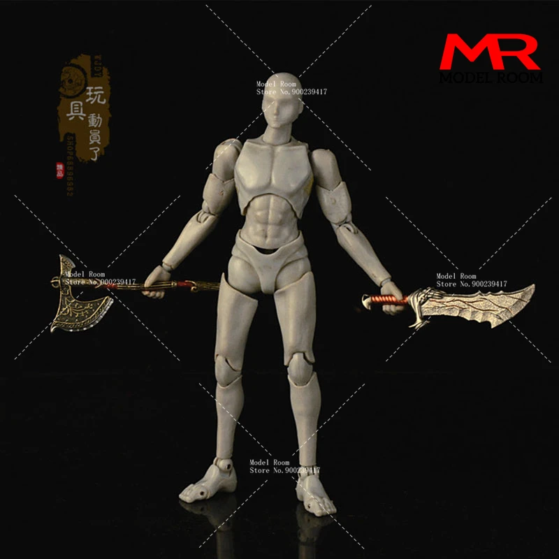 1/12 Scale Kratos Axe Chaos Blade Model 6cm Soldier Scene Accessories Fit 6'' Soldier Action Figure Body Dolls view 3