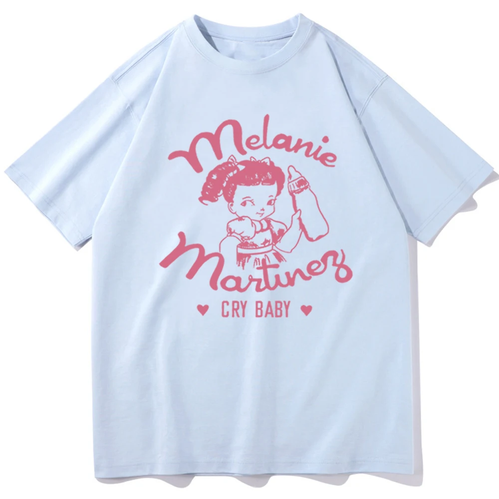 Melanie Martinez Cry Baby Print T-Shirts Men Women Cotton T Shirt Oversized Hip Hop Streetwear Harajuku Unisex Tees Top Clothing