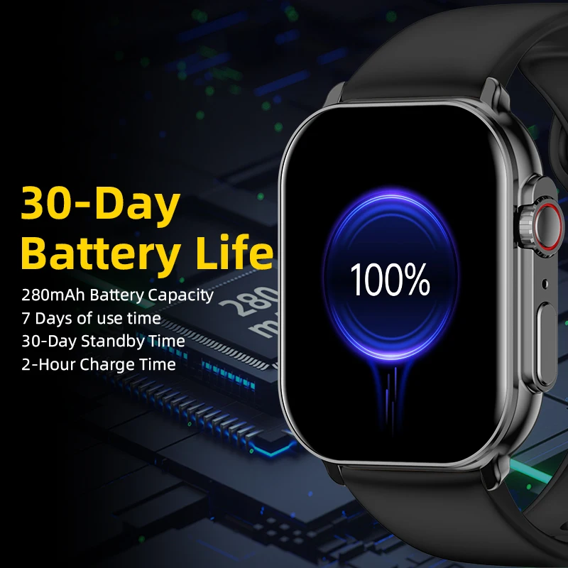 IMIKI SE1 Smartwatch 2.01 inch Amoled HD Display IP68 Waterproof Voice Assistant Sport Fitness Monitoring Christmas Smart Watch view 5