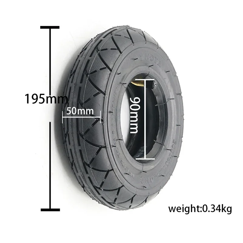 200x50 Inner Tube Outer Tire 8 Inch Wheel Tyre with Hub for Electric Scooter Razor E100 E200 Razor Dune Buggy EPunk 200*50