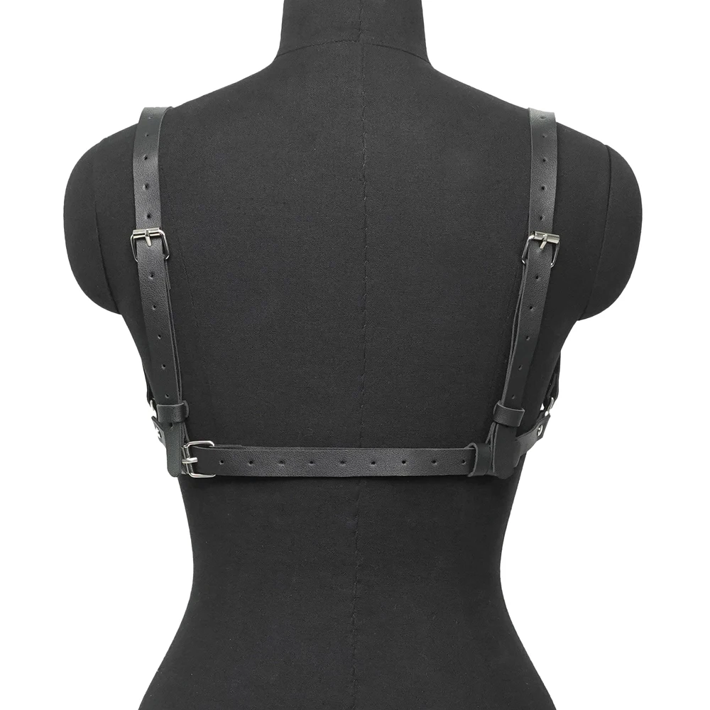 Women Sexy Chest Harness Belt Leather Bdms Bondage Lingerie Body corset Harness Bra Fetish Clothing Gothic Clothing Accessories