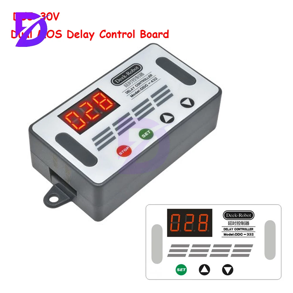 

DC 12V Programmable Time Delay Relay Module On Delay and Off Delay Timer for Automobile Industrial Control