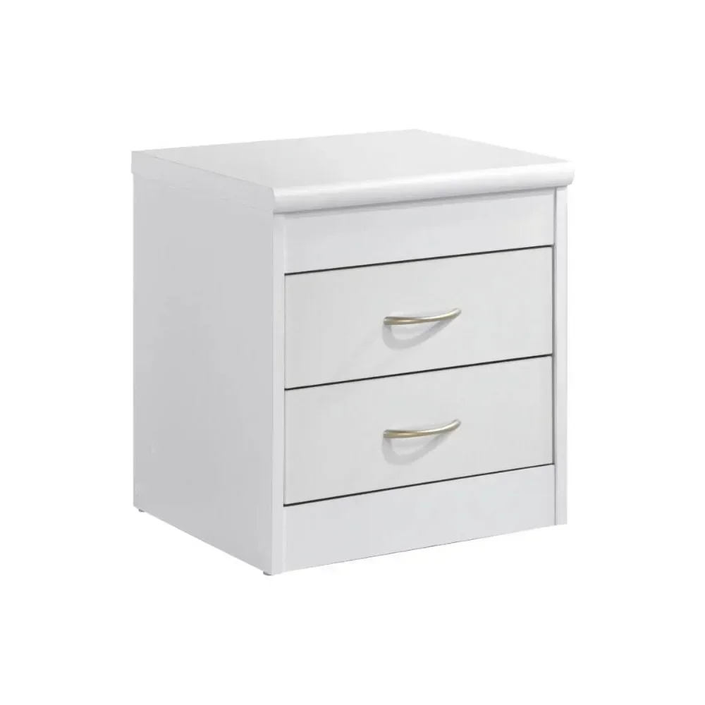 

2-Drawer Nightstand White Nightstands for Bedroom Chest of Drawers for Bedroom Bed Side Table Furniture Bedroom Small Cabinet