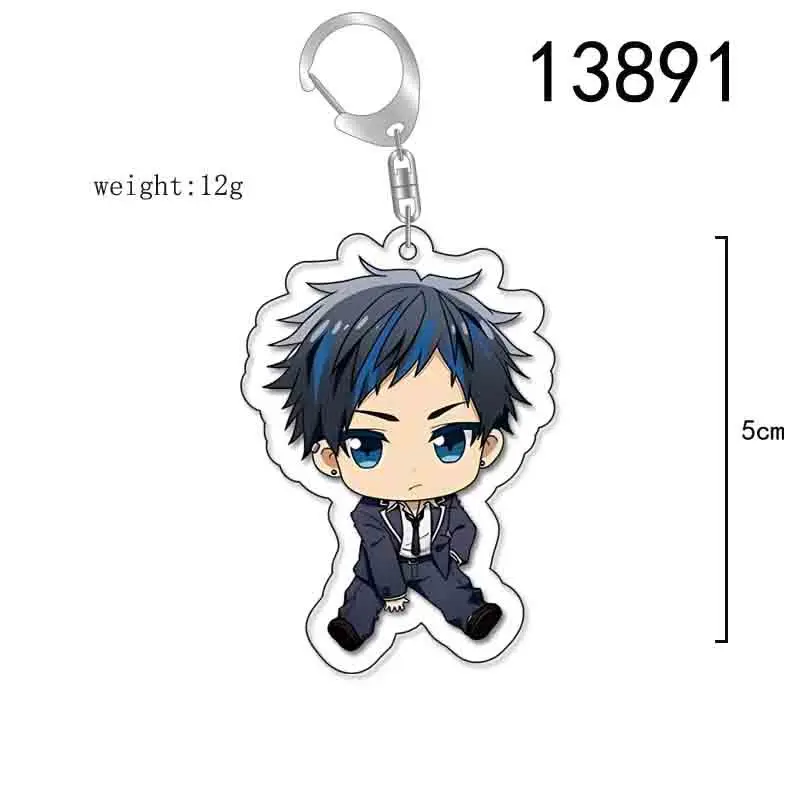 Keychain Anime SASAKI SYUUMEI MIYANO YOSHIKAZU HIRANO TAIGA KAGIURA AKIRA  Cosplay Accessories Cartoon Pendant  Gift