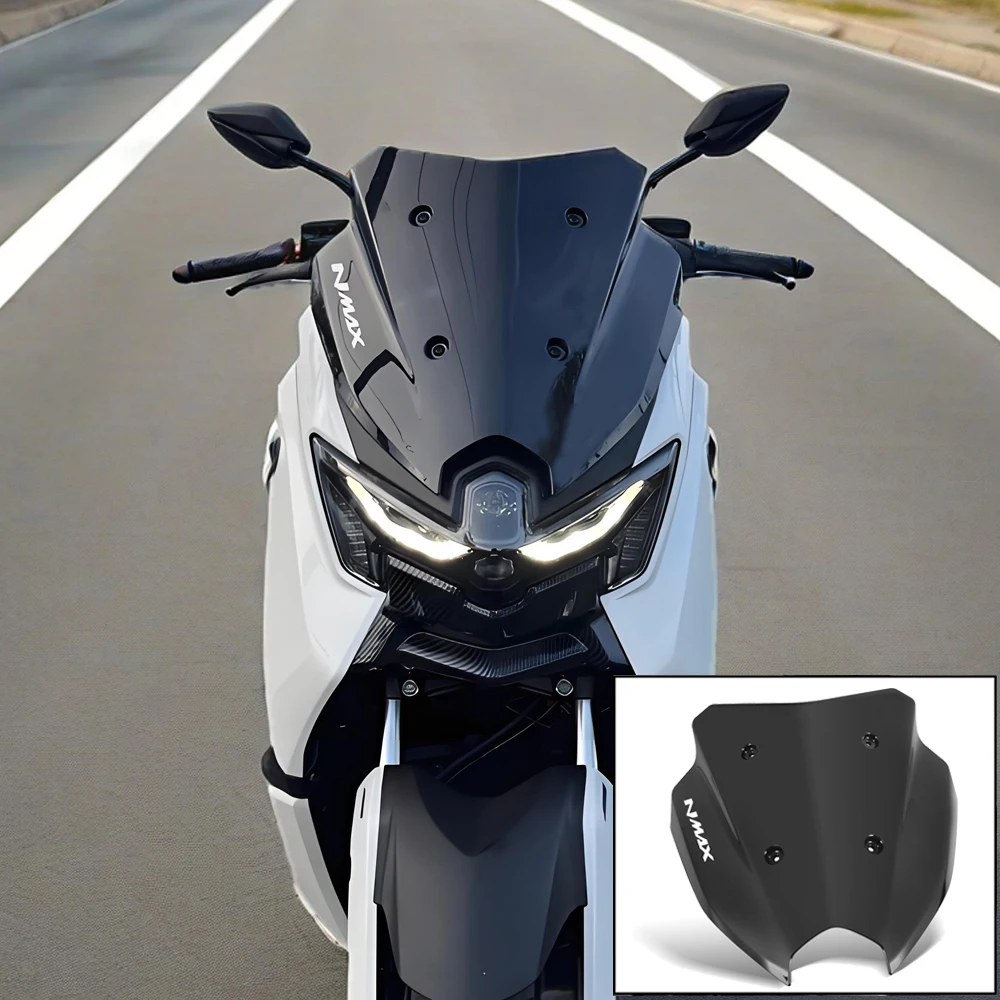 

Для NMAX 125 Tech Max 2025 NMAX 155 2025 переднее лобовое стекло мотоцикла, спойлер, перегородка, дефлекторы ветра, обтекатель, дефлектор