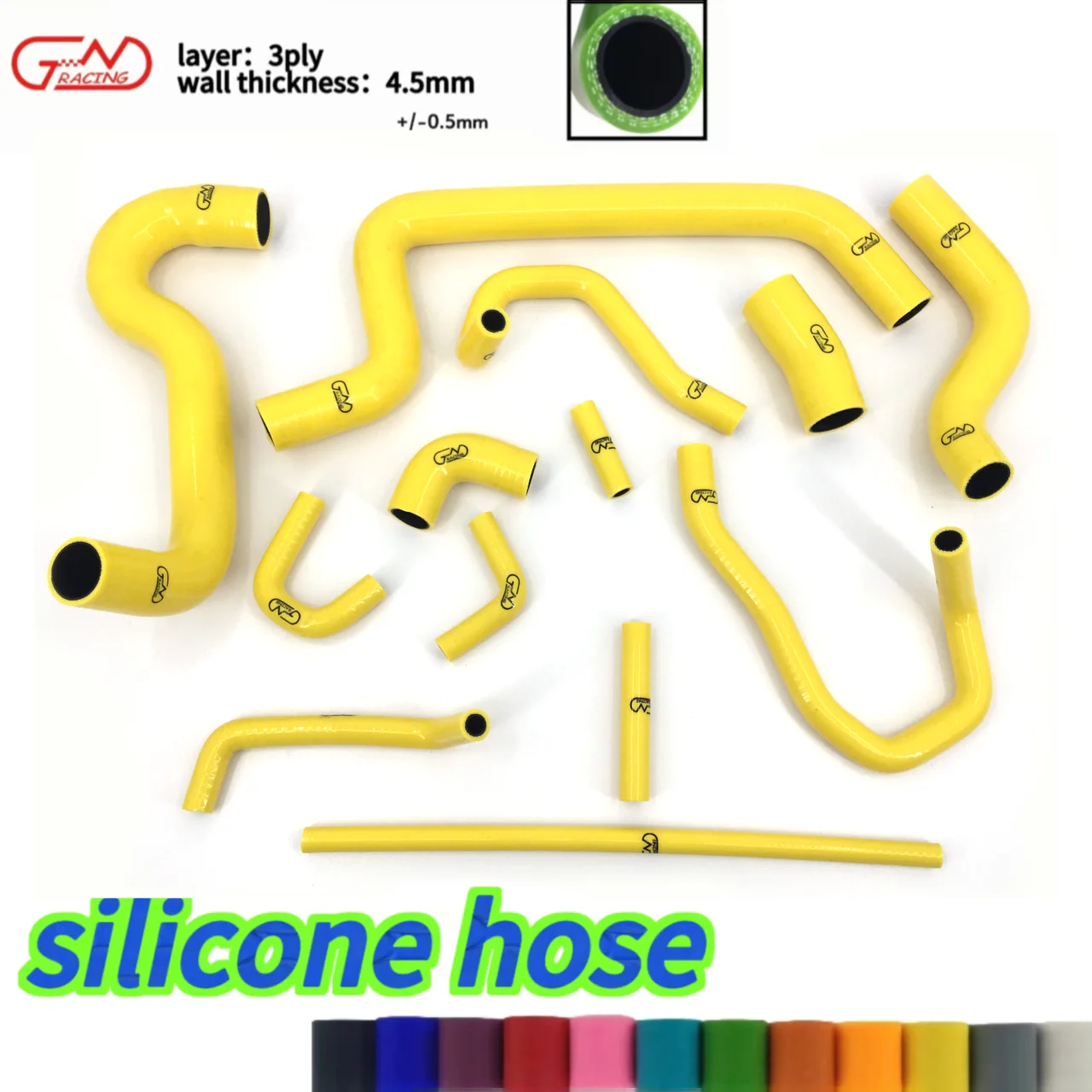 خرطوم السيليكون 1989 إلى 1992 فورد رينجر لمحرك أمريكا الشمالية 2.3L 4 سلندر #3