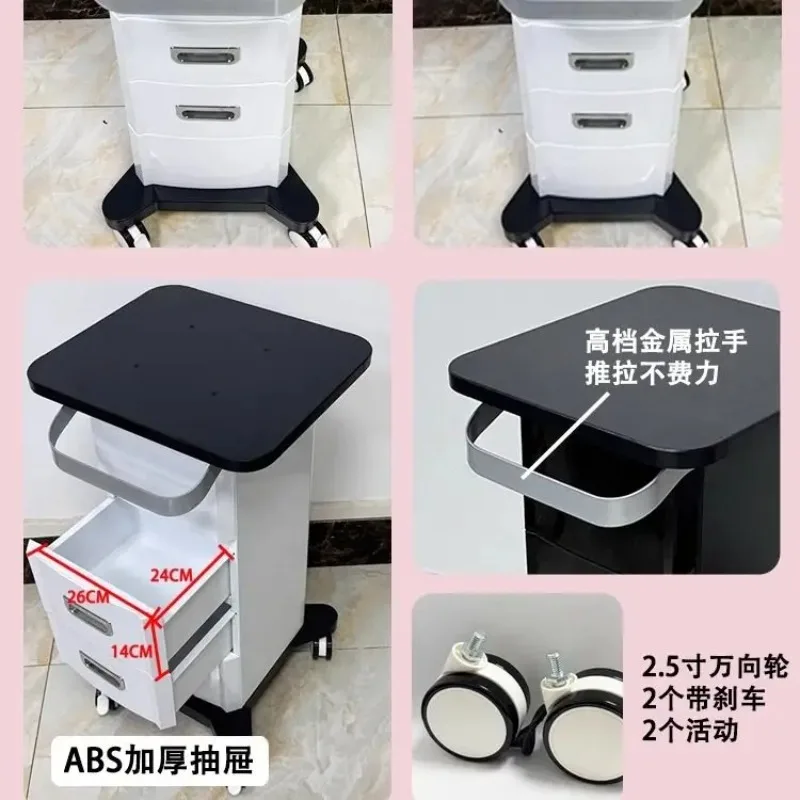 TAO  Special instrument cart, mobile desktop cart, metal material, strong load-bearing, workbench, pressure resistance belt, dra