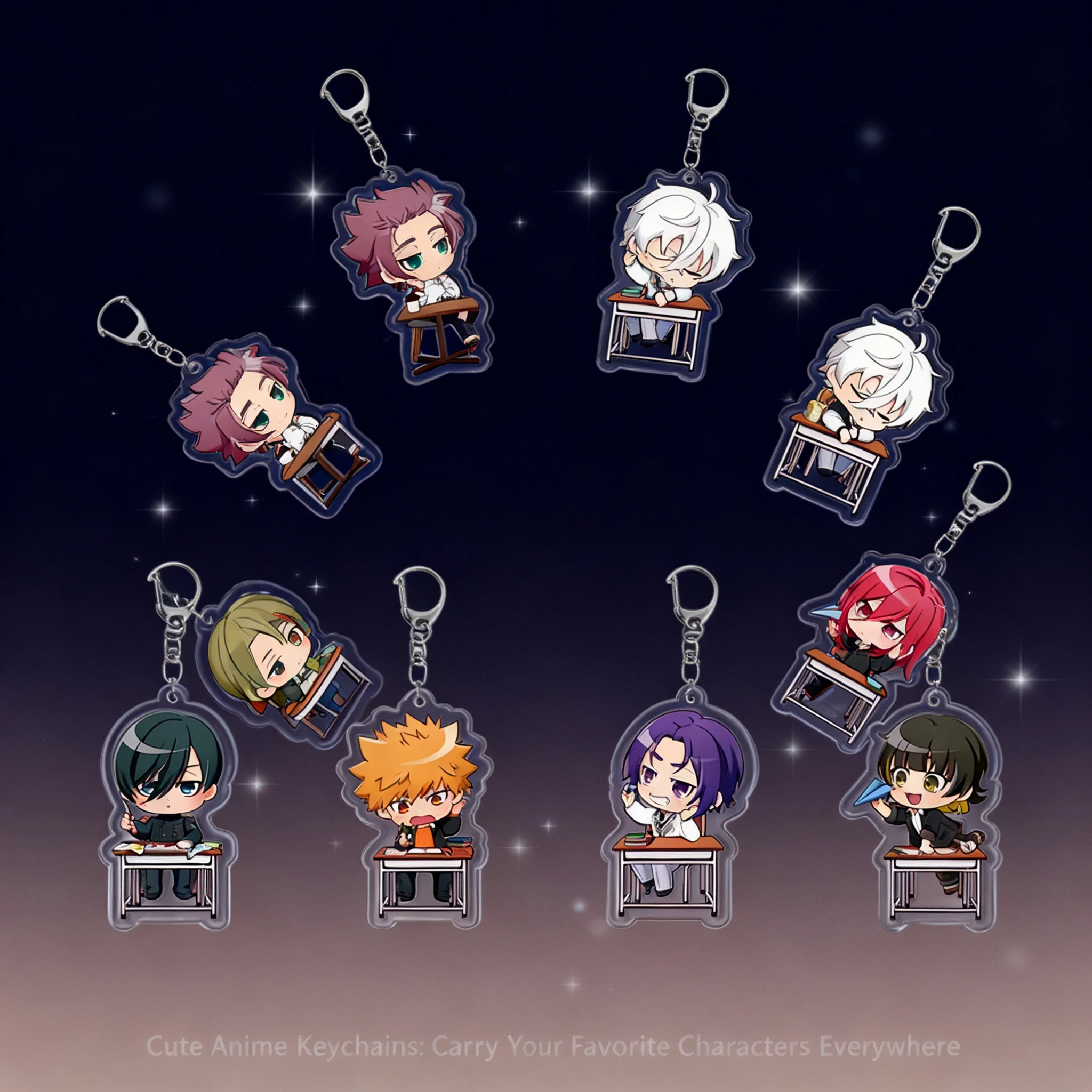 

Blue Lock Anime Keychain Acrylic Keyring Isagi Yoichi Bachira Meguru Cosplay Pendant Gift
